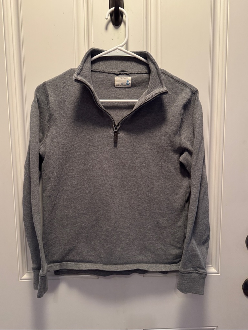 Crewcuts Gray Quarter-Zip Pullover